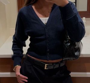 Navy Blue Cardigan