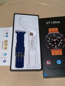 Samsung Copy Z7 Ultra Smart Watch Amoled (Blue)