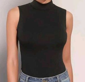 Sleeveless White Top