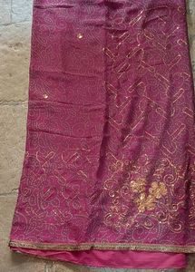 Purple Ethnic Bandhani Saree