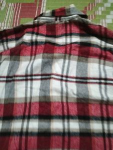 Unisex Plaid Flannel Shirt Winter Jacket Type