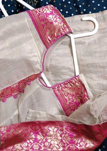 Only Today Offer Cream &amp; Pink Ethinic Kurti