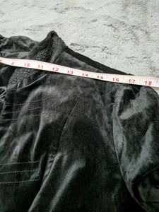 Elegant Black Velvet Jacket