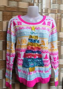 Festive Christmas Tree Sweater