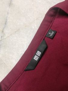 Maroon Top - Casual Blouse