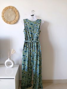 NY Collection Elegant Printed Jumpsuit