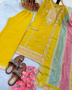 Elegant Yellow Kurta Set