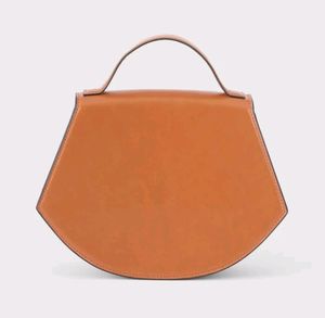 Iykyk Tan Solid Structured Multi Handle Sling Bag