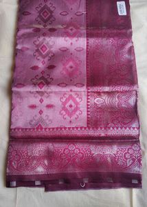Silver Patola Saree