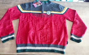 Retro Colorblock Knit Pullover