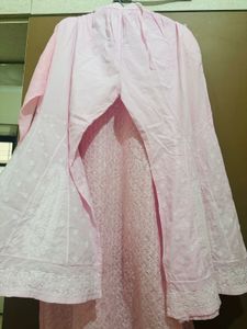 Pink Colour Chikankari Suit