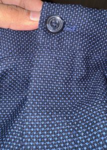Blackberrys Navy Blue Formal Trousers