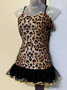 Pintrest Yk2 Leopard Print Dress