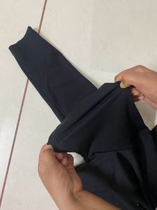 Cape Drop Shoulder Crop Top - Black