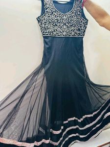 Elegant Black Ethnic Gown