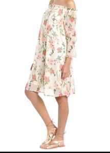 Floral Off-Shoulder Dress