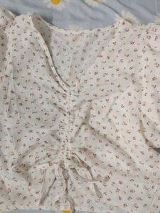 Floral Print Crop Top