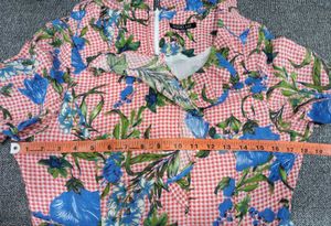 Vintage Floral Ruffle Dress
