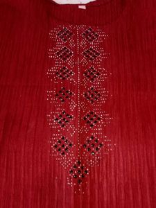 Elegant Maroon Kurta
