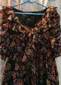 Floral Ruffle Dress