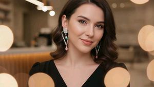 Colorful Triangle Dangle Earrings