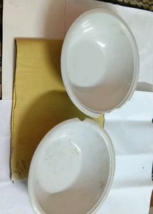 2 Lightly Broken bowls Due To Storage For So Long