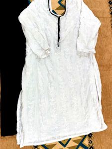 Chikan Kari Kurti Set