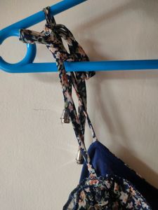 Floral Print Spaghetti Strap Dress