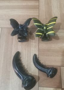 Combo Of Butterfly Clutch & Banana Clip