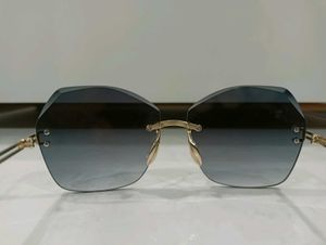 Rimless Octagon Sunglasses