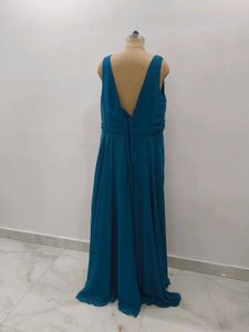 Elegant Teal Maxi Dress