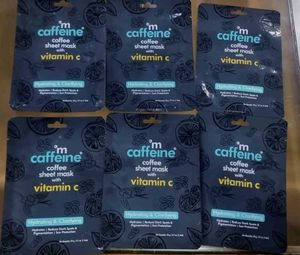Coffee Sheet Mask With Vitamin C..