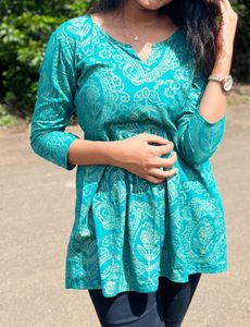 Stylish Teal Top