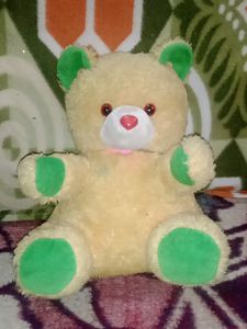 A CUTE TEDDY ' Wood Showpiece Bird