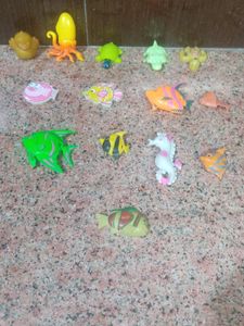 Toy Aquatic Animals For Aquarium Decoration