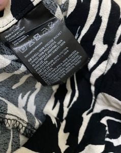 H&amp;M Zebra Print Flare Trouser Pants