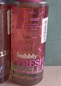 Pink Fresh&amp;Clean Bubbly Mist Victoria&#39;s Secret