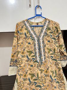 Floral Print Salwar/Kurta Set