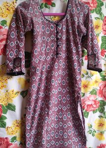 Vibrant Kalamkari Printed Kurti! ❤️