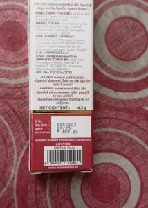 Mamaearth Creamy Matte Lipstick