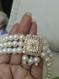 Pearl Necklace &amp; Earring Set