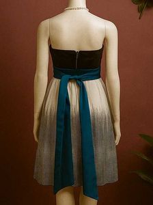 🩵🥀Elegant Strapless Dress