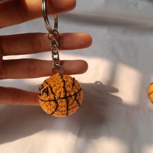 Basketball🏀 Crochet Keychain