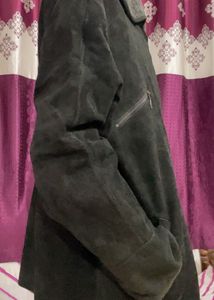 Vintage Suede Long Coat