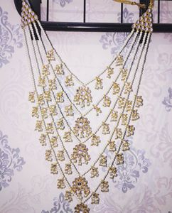 BRAND NEW Pearl Kundan Jewellery Set