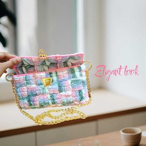 Pastel Crochet Sling Bag