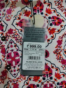 BRAND NEW XXL Red Cotton Kurta