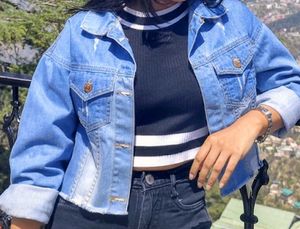 Ripped Denim Jacket