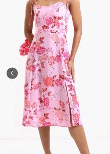 With Tags Floral Pink Maxi Dress