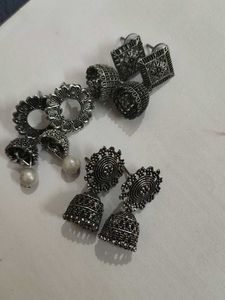 Pack Of 6 Assorted Earrings (Combo)
